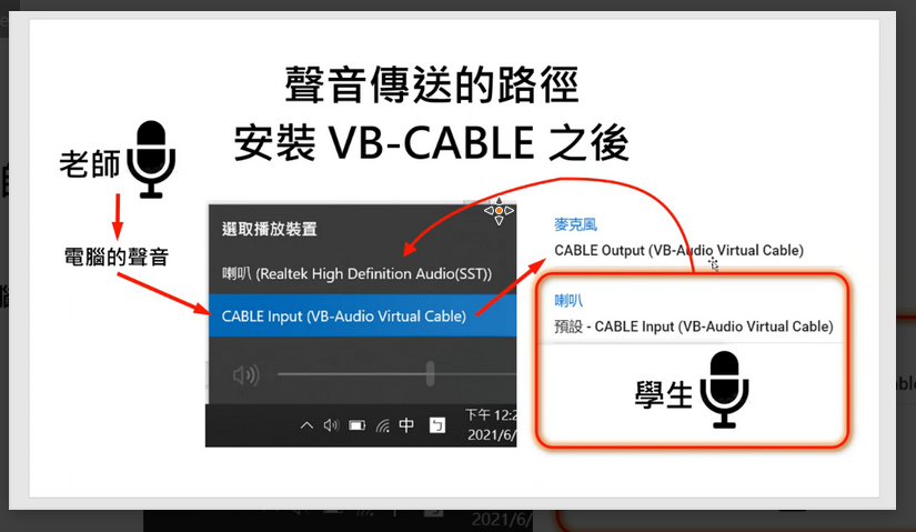 使用VB-Audio 虛擬混音器來讓線上會議時，本機聲音可以被傳遞出去– 仲